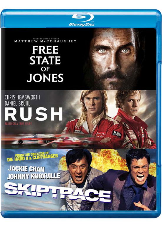 Cover for Free State, Rush, Skiptrace · BOX 3 - Free State, Rush, Skiptrace (Blu-ray) (2018)