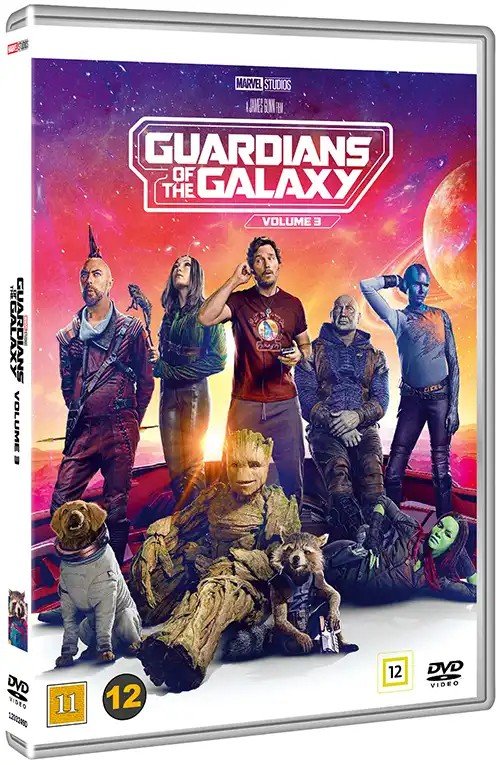 Cover for Guardians Of The Galaxy: Vol 3 (DVD) (2023)