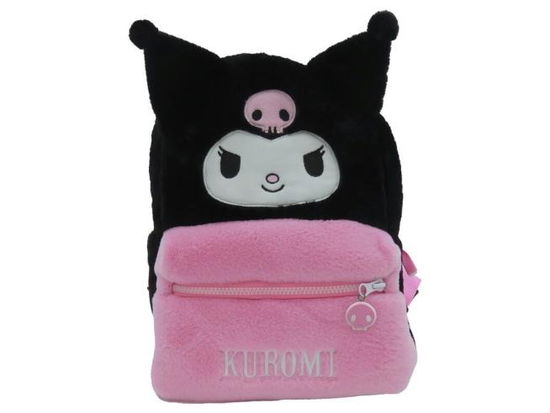 HELLO KITTY - Kuromi - Fur Backpack - 30x14x22cm - Hello Kitty - Merchandise - CYP - 8426842112312 - 