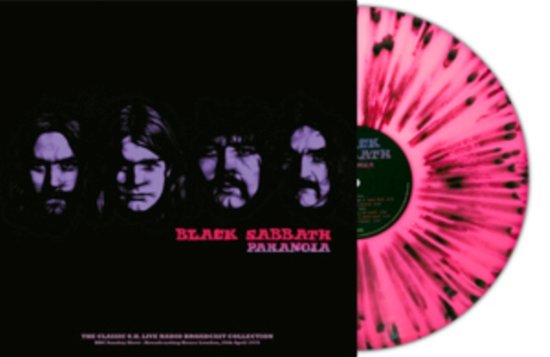 Paranoia - Bbc Sunday Show, London 1970 (Pink / Blac - Black Sabbath - Música - SECOND RECORDS - 9003829979312 - 13 de janeiro de 2023