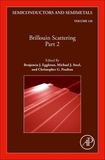 Cover for Chennupati Jagadish · Brillouin Scattering Part 2 - Semiconductors and Semimetals (Hardcover Book) (2022)