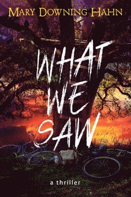 Cover for Mary Downing Hahn · What We Saw: A Thriller (Paperback Book) (2023)