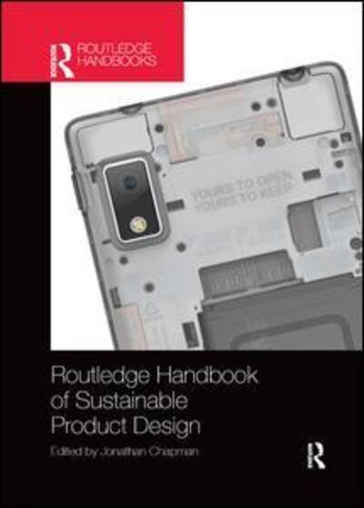 Cover for Jonathan Chapman · Routledge Handbook of Sustainable Product Design (Paperback Book) (2019)