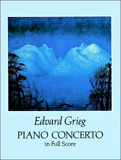 Cover for Edvard Grieg · Piano Concerto (Partituren) (1994)