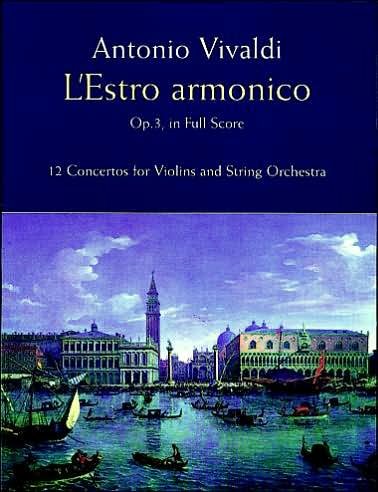 Cover for Antonio Vivaldi · L'estro Armonico, Op. 3, in Full Score: 12 Concertos for Violins and String Orchestra (Paperback Bog) (1999)