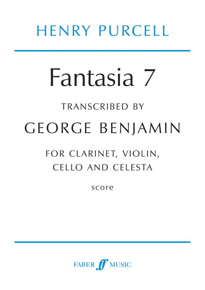 Cover for George Benjamin · Fantasia 7 after Henry Purcell (Paperback Book) [Faber edition] (2003)