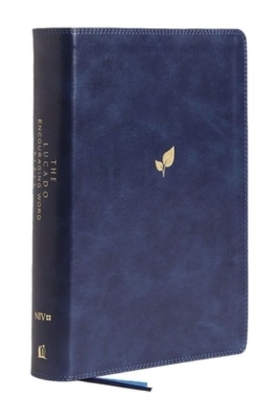 Cover for Max Lucado · NIV, Lucado Encouraging Word Bible, Blue, Leathersoft, Comfort Print Holy Bible, New International Version (Book) (2020)