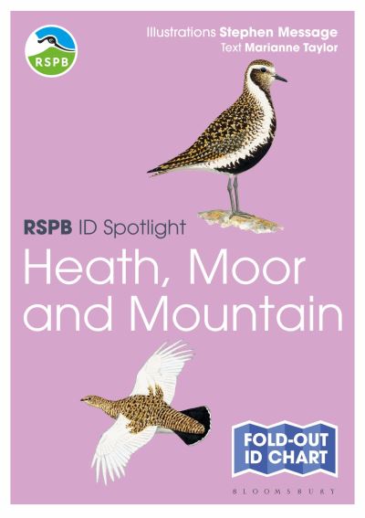 Cover for Marianne Taylor · RSPB ID Spotlight - Birds of Heath, Moor and Mountain - RSPB (Map) (2024)