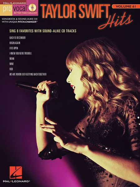 Taylor Swift Hits: Pro Vocal Women's Edition Volume 61 - Taylor Swift - Kirjat - Hal Leonard - 9781480324312 - perjantai 1. helmikuuta 2013