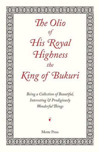 Cover for Hrh the King of Bukuri · The Olio of His Royal Highness the King of Bukuri (Paperback Book) (2015)