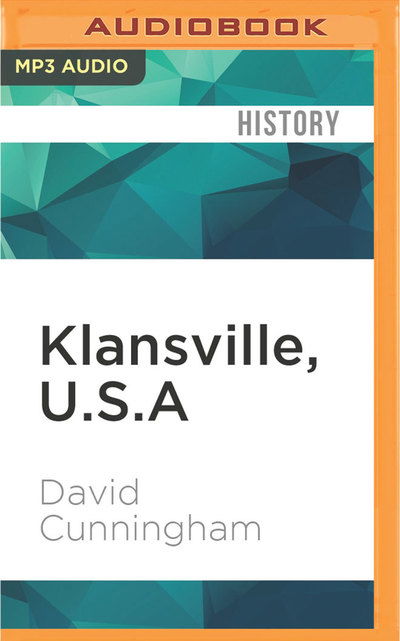 Cover for David Cunningham · Klansville, U.S.A (Płyta CD z plikami MP3) (2016)