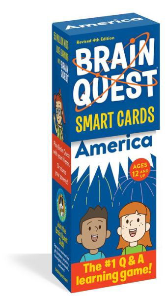 Cover for Workman Publishing · Brain Quest America Smart Cards Revised 4th Edition - Workman Kids (Lernkarteikarten) (2023)