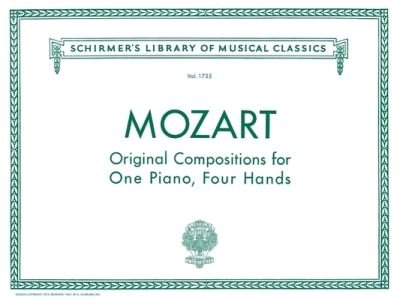 Cover for Wolfgang Amadeus Mozart · Original Compositions for Piano, 4 Hands (Bog) (1987)