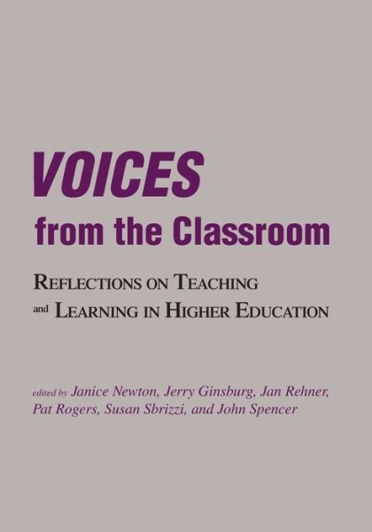 Cover for Voices from the Classroom: Reflections on Teaching and Learning in Higher Education (Paperback Book) (2001)