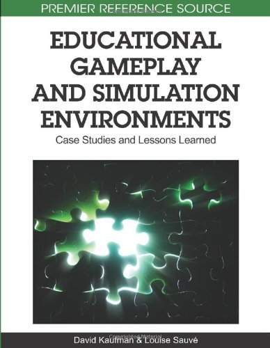 Cover for David Kaufman · Educational Gameplay and Simulation Environments: Case Studies and Lessons Learned (Premier Reference Source) (Hardcover bog) (2010)