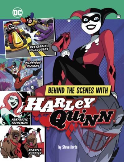 Cover for Steve Korté · Behind the Scenes with Harley Quinn (Book) (2024)