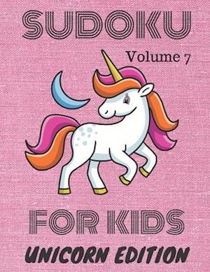 Cover for Sudoku BOOKS · Sudoku for Kids : Unicorn Edition (Book) (2019)