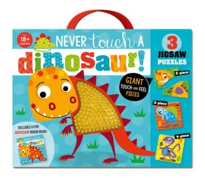 Cover for Ltd. Make Believe Ideas · Never Touch a Dinosaur Jigsaw (Book) (2020)