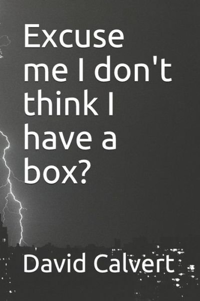 Excuse Me I Don't Think I Have a Box? - David Calvert - Livros - Independently Published - 9781792612312 - 24 de dezembro de 2018