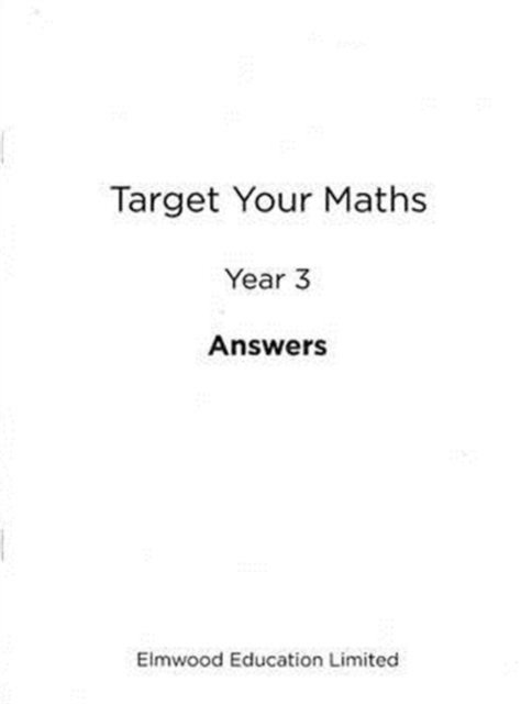 Cover for Stephen Pearce · Target Your Maths Year 3 Answer Book - Target your Maths (Paperback Book) (2014)