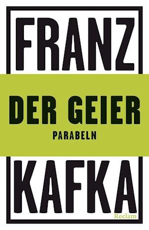 Cover for Franz Kafka · Der Geier (Book)