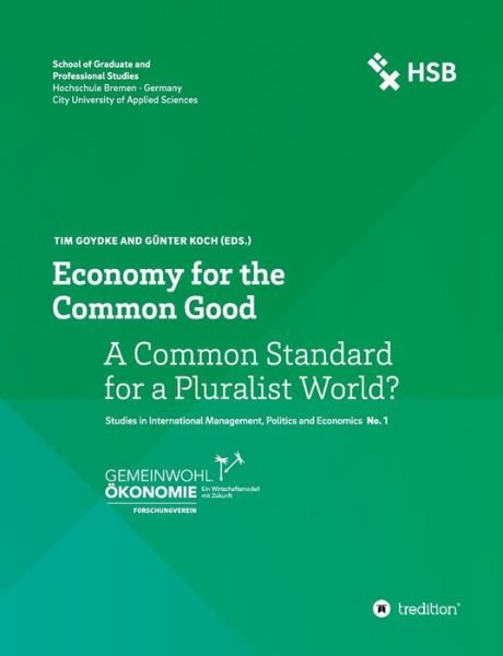 Cover for Goydke · Economy for the Common Good (Book) (2020)