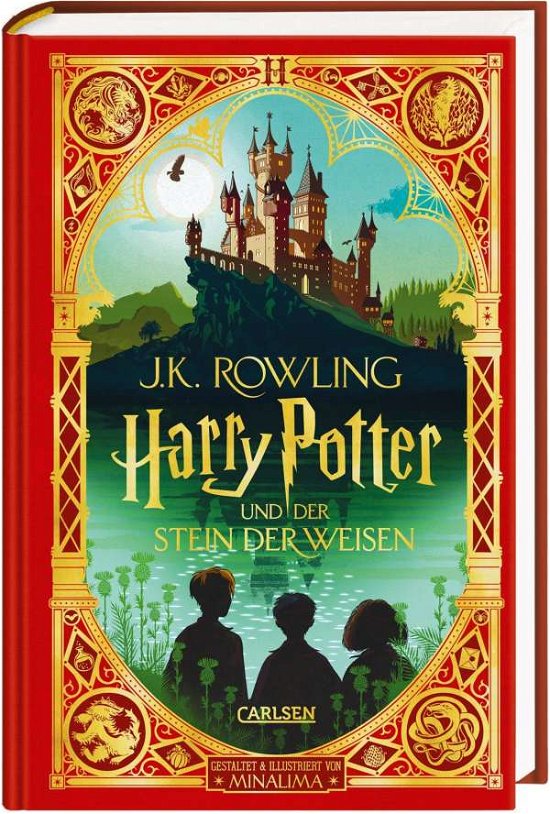 Cover for J. K. Rowling · Harry Potter und der Stein der Weisen: MinaLima-Ausgabe (Harry Potter 1) (Gebundenes Buch) (2021)