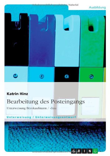 Cover for Hinz · Bearbeitung des Posteingangs (Book) [German edition] (2013)