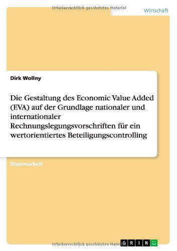 Cover for Wollny · Die Gestaltung des Economic Valu (Book) [German edition] (2013)