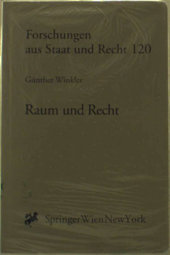 Cover for Winkler · Raum und Recht (Bok)