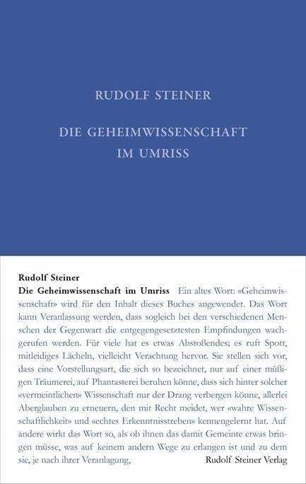 Cover for Steiner · Die Geheimwissenschaft im Umris (Bog)