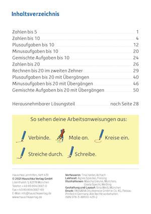 Cover for Tina Harder · Mein ?bungsheft Rechnen - 1. Klasse, A5-Heft (Pamphlet) (2021)