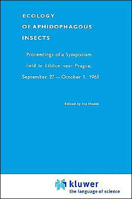 Cover for Ivo Hodek · Ecology of Aphidophagous Insects (Hardcover bog) (1966)