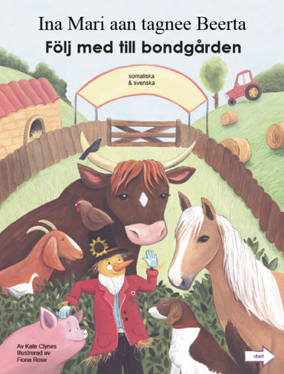 Cover for Kate Clynes · Följ med till bondgården / Ina mari aan tagnee beerta (Board book) (2018)