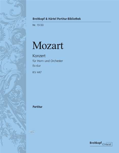 Cover for Mozart · Konzert für Horn und Orchester E (Book)