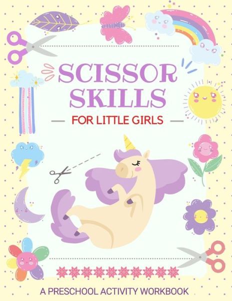 Cover for Scissor Activity Book Sab Edition · Scissor Skills for Little Girls (Paperback Book) (2021)