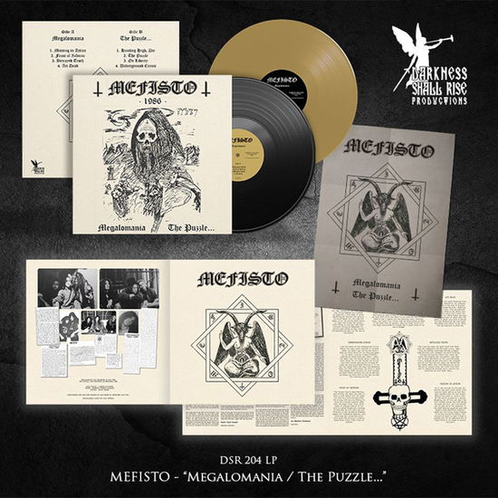 Megalomania / the Puzzle… (Gold Vinyl) - Mefisto - Musik - DARKNESS SHALL RISE PRODUCTION - 9956683138312 - 15. december 2023