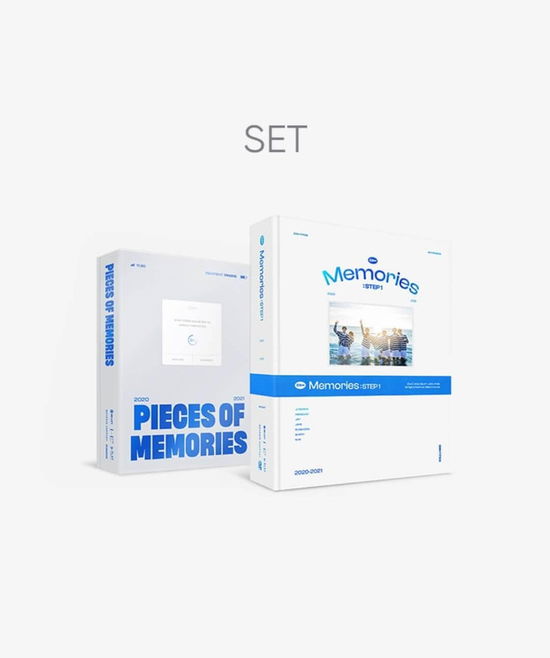 Cover for ENHYPEN · PIECE OF MEMORIES &amp; MEMORIES : STEP 1 BOOK + DVD SET! (Buch/DVD) (2022)