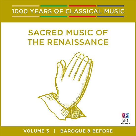 Cover for Walker,antony / Cantillation · Sacred Music of the Renaissance - 1000 Years of (CD) (2016)