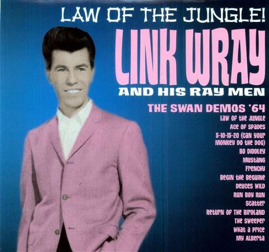 Cover for Link Wray · Law Of The Jungle:'64 (LP) [Coloured edition] (1990)