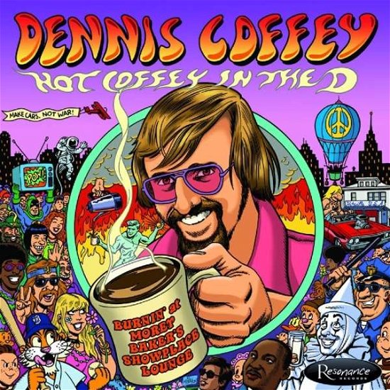 Cover for Dennis Coffey · Hot Coffey In The D (CD) [Digipak] (2017)