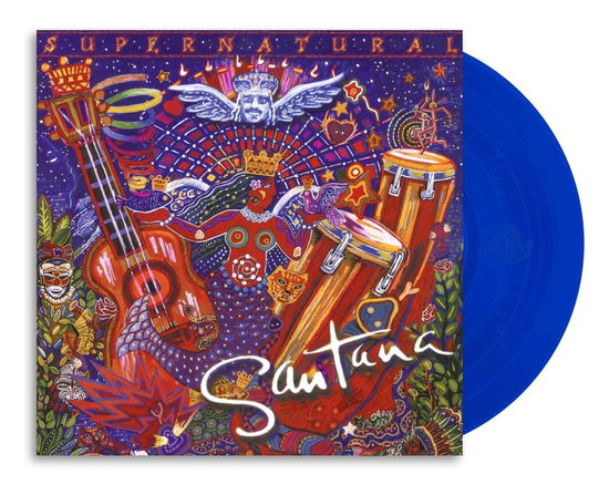 Cover for Santana · Supernatural (25th Anniversary Edition) (Blue Vinyl) (LP) (2024)