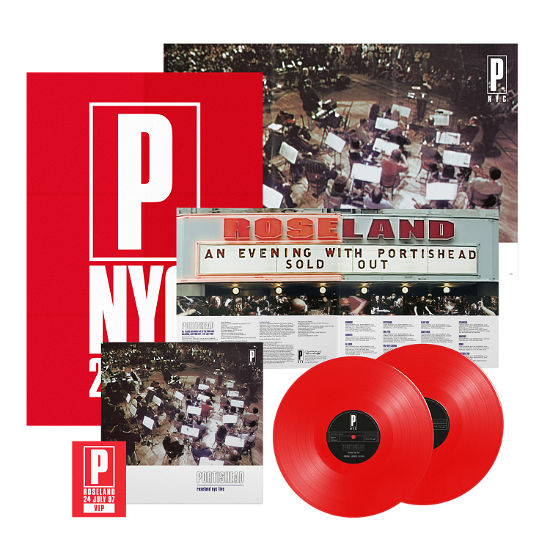 Cover for Portishead · Roseland NYC Live 25 (LP) [Limited 25th Anniversary Red Vinyl edition] [Gatefold] (2024)