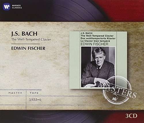 Cover for Edwin Fischer · Bach: Well-tempered Clavier (CD) (2012)
