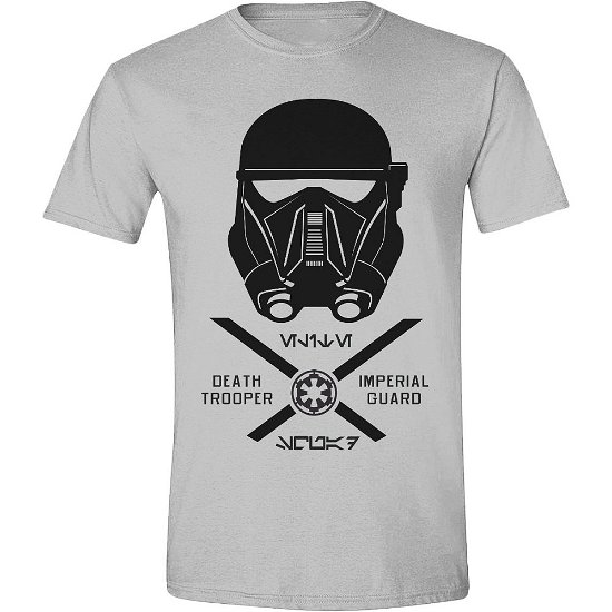 Cover for Star Wars Rogue One · Star Wars - Rogue One Imperial Guard Men T-shirt - Grey - S (Toys)