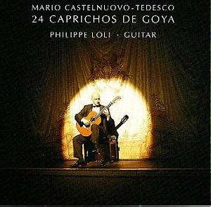 Cover for M. Castelnuovo-Tedesco · 24 Caprichos De Goya (CD) (1993)