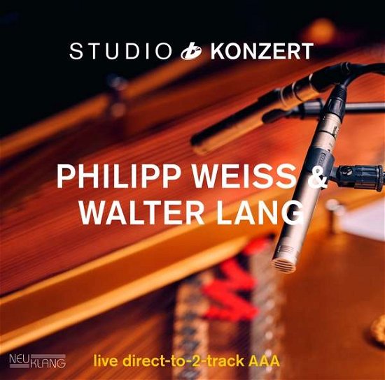 Cover for Philipp Weiss &amp; Walter Lang · Studio Konzert (LP) [Limited edition] (2020)