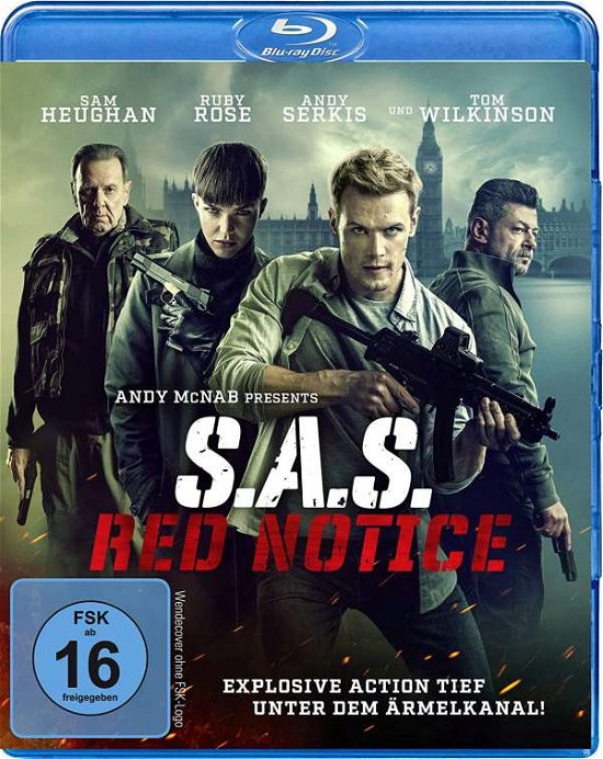 Cover for Heughan,sam / Rose,ruby / Serkis,andy/+ · Sas:red Notice (Blu-ray) (2021)