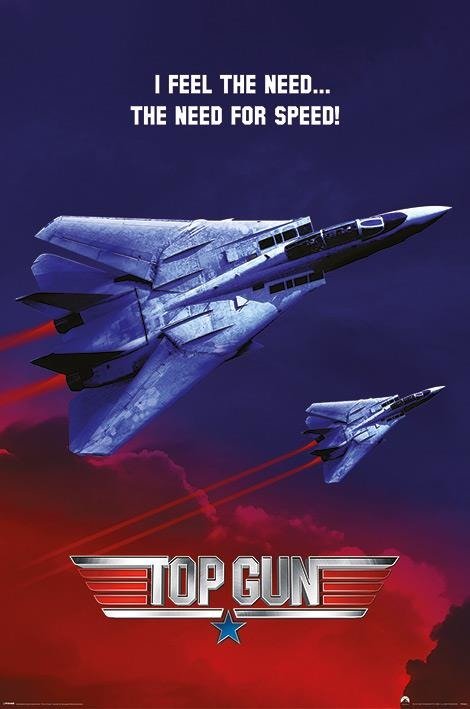 TOP GUN - The Need For Speed - Poster 61x91cm - Poster - Maxi - Merchandise - Pyramid Posters - 5050574346313 - March 15, 2020
