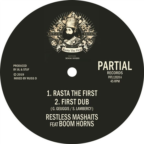 Cover for Restless Mashaits Feat. Boom Horns · Rasta The First (LP) (2023)